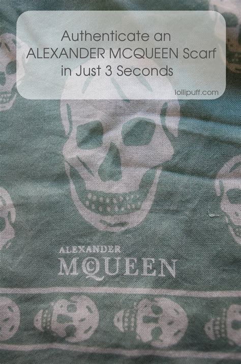 alexander mcqueen fake scarf